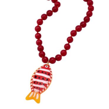 Collar Rojo Pescado