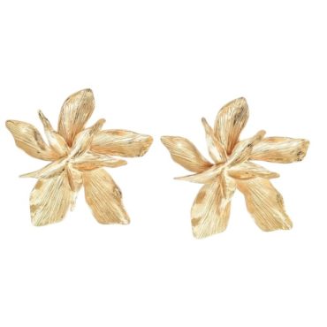 Zarcillos Flor Dorada