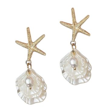 Zarcillos Estrella Perlas