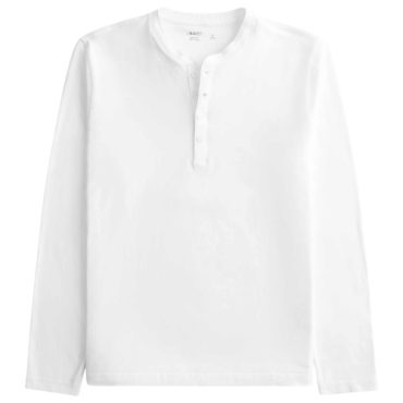 Franela Manga Larga Hollister Blanca