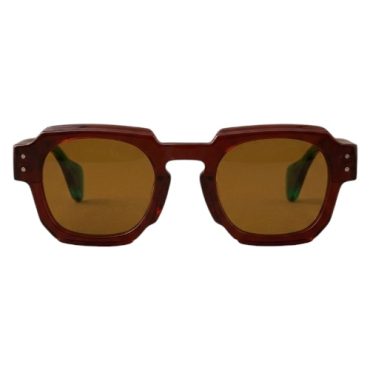 Lentes Marrón con Verde