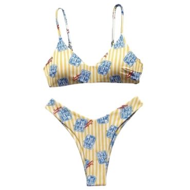 Traje de Baño Estampado Sardinas