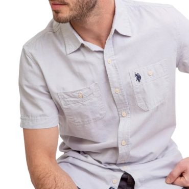 Camisa Polo Gris