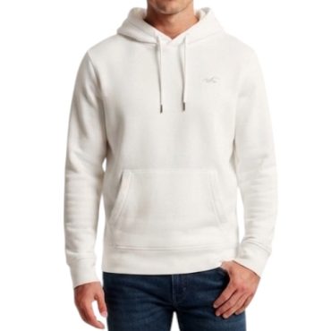 Hoodie Hollister Blanco Hueso #05