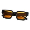 Lentes Naranja Borde Negro