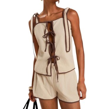 Conjunto de Short Beige