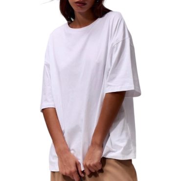 Franela Blanca Oversize